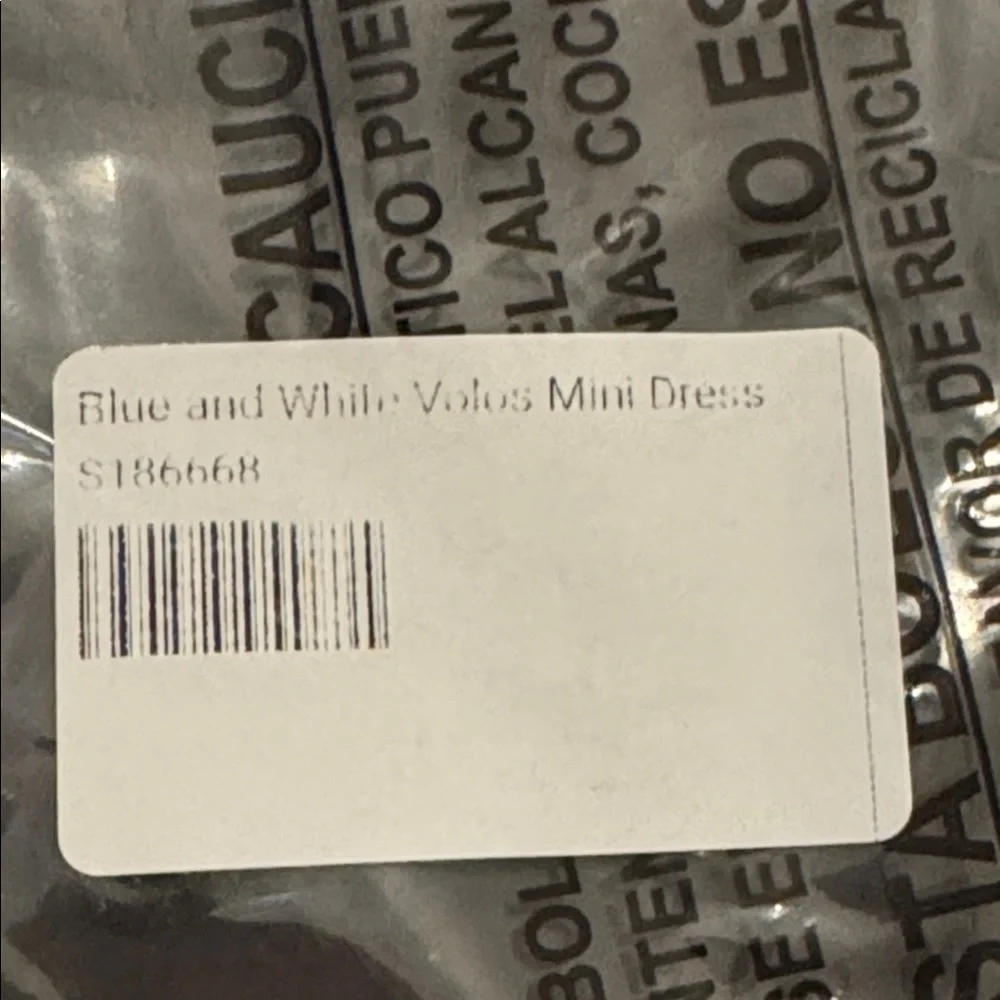 HYACINTH HOUSE
Blue & White Volos Mini Dress - Picture 9 of 12